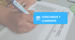 COMUNICADO IMPORTANTE SOBRE INSCRIPCIONES A LLAMADOS Y CONCURSOS